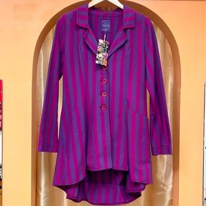 Out of Xile Riding Jacket in Fuchsia. Made in England.